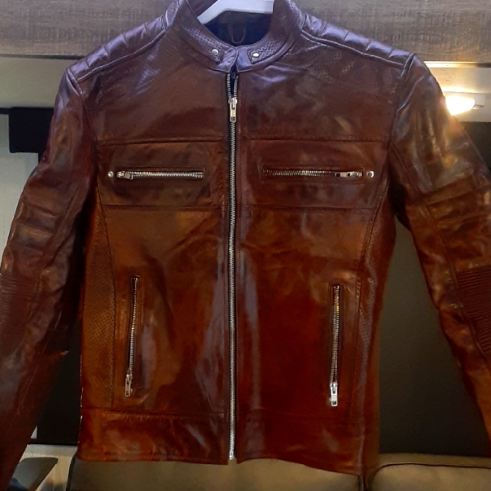Leather jacket